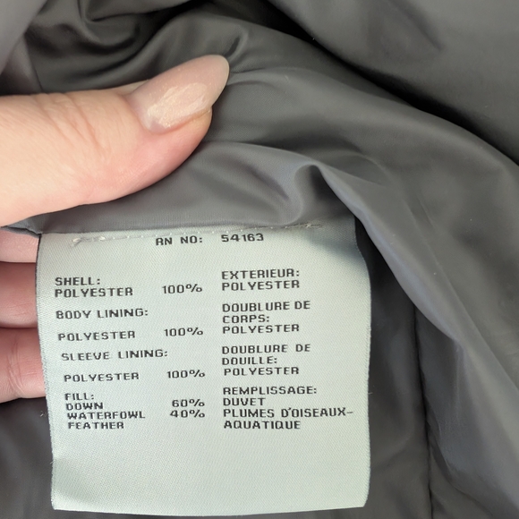 Women's Black Puffer Jacket. Down And Feather. - Picture 8 of 9